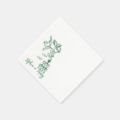 Serviette En Papier Cin Cin Cherub Main Tirée Cupid Icon Mariage (Coin)