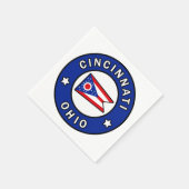 Serviette En Papier Cincinnati Ohio (Coin)