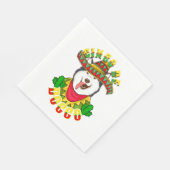 Serviette En Papier Cinco De Doggo Funny Alaskan Malamute Chien Pour (Coin)