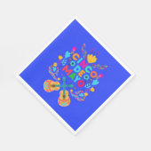 Serviette En Papier Cinco De Mayo fleurs et guitares (Coin)