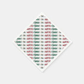 Serviette En Papier Cinco de Mayo Mexique Drapeau mexicain Typographie (Coin)