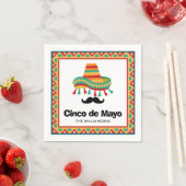 Serviette En Papier Cinco de Mayo Personnalisé (En situation)