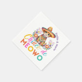 Serviette En Papier Cinco De Meowo Cute Cat Fiesta (Coin)