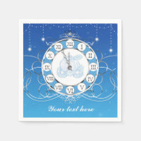 Cinderella Presque minuit Silver & Blue Party