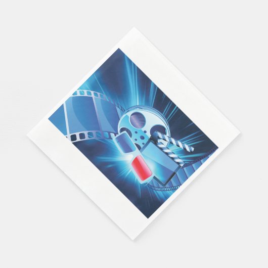 Serviette En Papier Cinéma Films Naples (Coin)