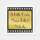 Serviette En Papier Cinéma Thème Partie Napkins (Devant)