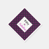 Serviette En Papier Cinquante et fabuleuse collection d'anniversaire (Coin)