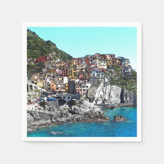 Serviette En Papier CinqueTerre20150901 (Devant)