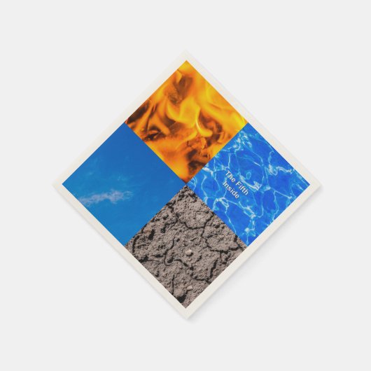 Serviette En Papier Cinquième à l'intérieur (Coin)