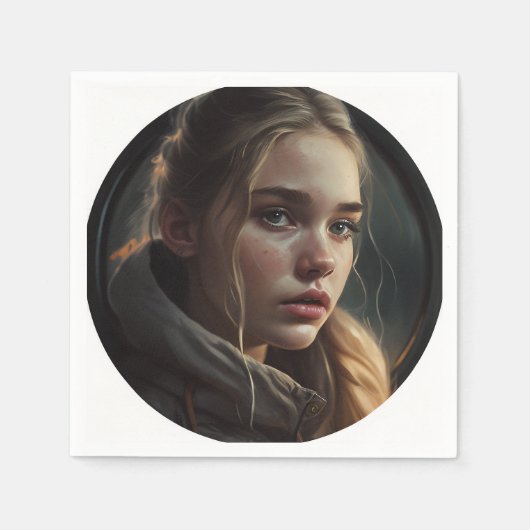 Serviette En Papier Circle (Devant)