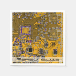 Serviette En Papier Circuit imprimé circuit imprimé circuit circuit ci