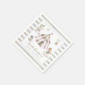 Serviette En Papier Circus Animaux Baby shower Papier Napkin (Coin)
