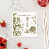 Serviette En Papier Cirque Carnaval | Fête de Naissance dans la Forêt (En situation)