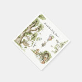 Serviette En Papier Cirque Carnaval | Fête de Naissance dans la Forêt (Coin)