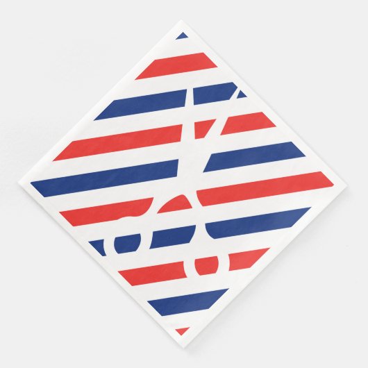 Serviette En Papier Ciseaux en barbier (Coin)