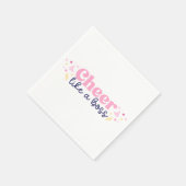 Serviette En Papier Citation Applaudir comme un Patron (Coin)