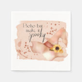 Serviette En Papier Citation Bohème Automne (Devant)