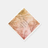 Serviette En Papier Citation d'amour biblique (Coin)