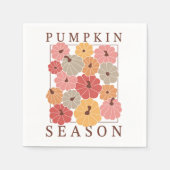 Serviette En Papier Citation d'automne Boho (Devant)