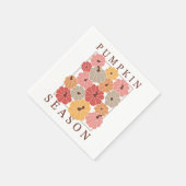 Serviette En Papier Citation d'automne Boho (Coin)
