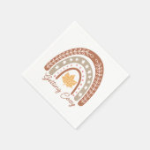 Serviette En Papier Citation d'automne Boho (Coin)