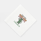 Serviette En Papier Citation de pot de rat drôle Design de gravure vin (Coin)