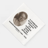 Serviette En Papier Citation d'Eleanor Roosevelt Pessimiste Optimiste (Coin)