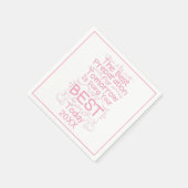 Serviette En Papier Citation Pour Filles Motivationnelles - Faites Vot (Coin)