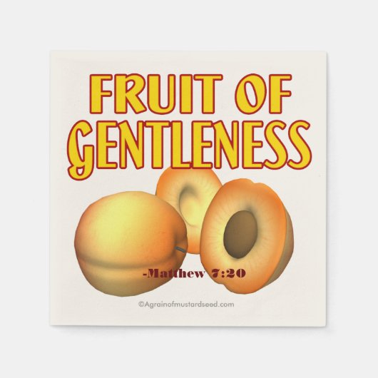 Serviette En Papier Citations bibliques (Devant)