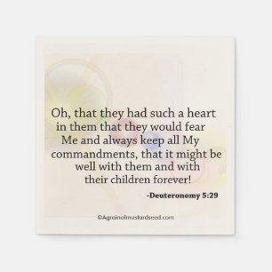 Serviette En Papier Citations bibliques