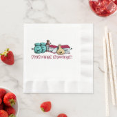 Serviette En Papier Citations d'épices de saison mignonnes (En situation)