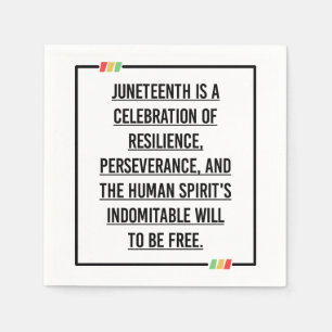 Serviette En Papier Citations du 11° siècle, Liberté des Africains-Amé