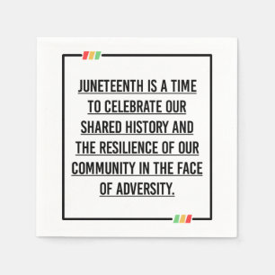 Serviette En Papier Citations du 11° siècle, Liberté des Africains-Amé