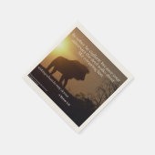 Serviette En Papier Citations religieuses (Coin)