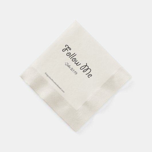 Serviette En Papier Citations religieuses (Coin)