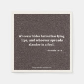 Serviette En Papier Citations religieuses (Devant)