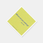 Serviette En Papier Citations religieuses (Coin)