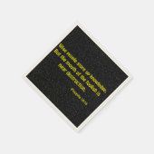 Serviette En Papier Citations religieuses (Coin)