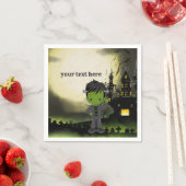 Serviette En Papier Cite Halloween Frankenstein (En situation)