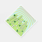 Serviette En Papier Cité verte (Coin)