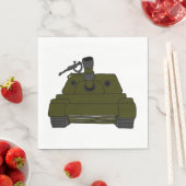 Serviette En Papier Citerne militaire (En situation)