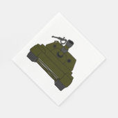Serviette En Papier Citerne militaire (Coin)