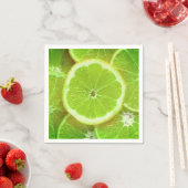 Serviette En Papier Citron (En situation)