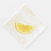 Serviette En Papier Citron (Coin)