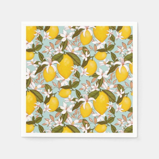 Serviette En Papier Citron (Devant)