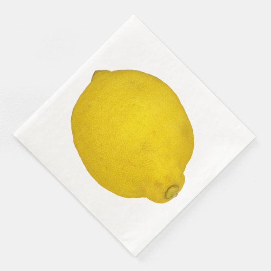 Serviette En Papier Citron (Coin)