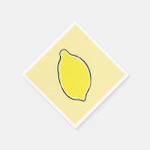 Serviette En Papier Citron (Coin)
