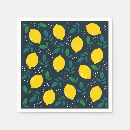 Serviette En Papier Citron (Devant)