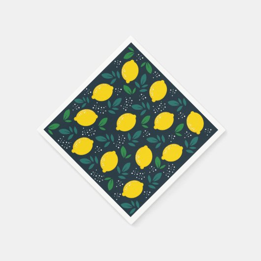 Serviette En Papier Citron (Coin)