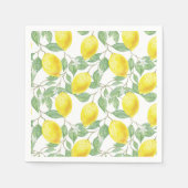 Serviette En Papier Citron (Devant)